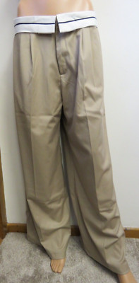 Maßgeschneiderte Hose mit offenem Bund in hellbraun von NARVVI UK 10/12/14 - neu