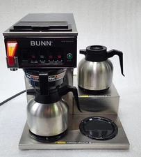 Bunn Automatic Commercial Coffee Brewer with 3 Lower Warmers 12950.0212 CWTF15-3