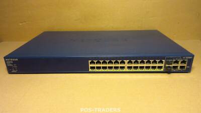 NETGEAR FS728TP V2H1 ProSafe - 24 Port 10/100 PoE + 2x SFP + 4x Gigabit Switch