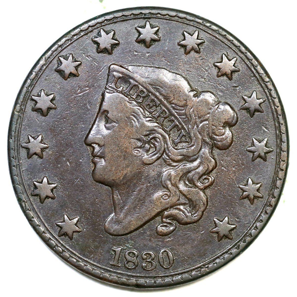 1830 N-1 R-1 Matron or Coronet Head Large Cent Coin 1c | eBay