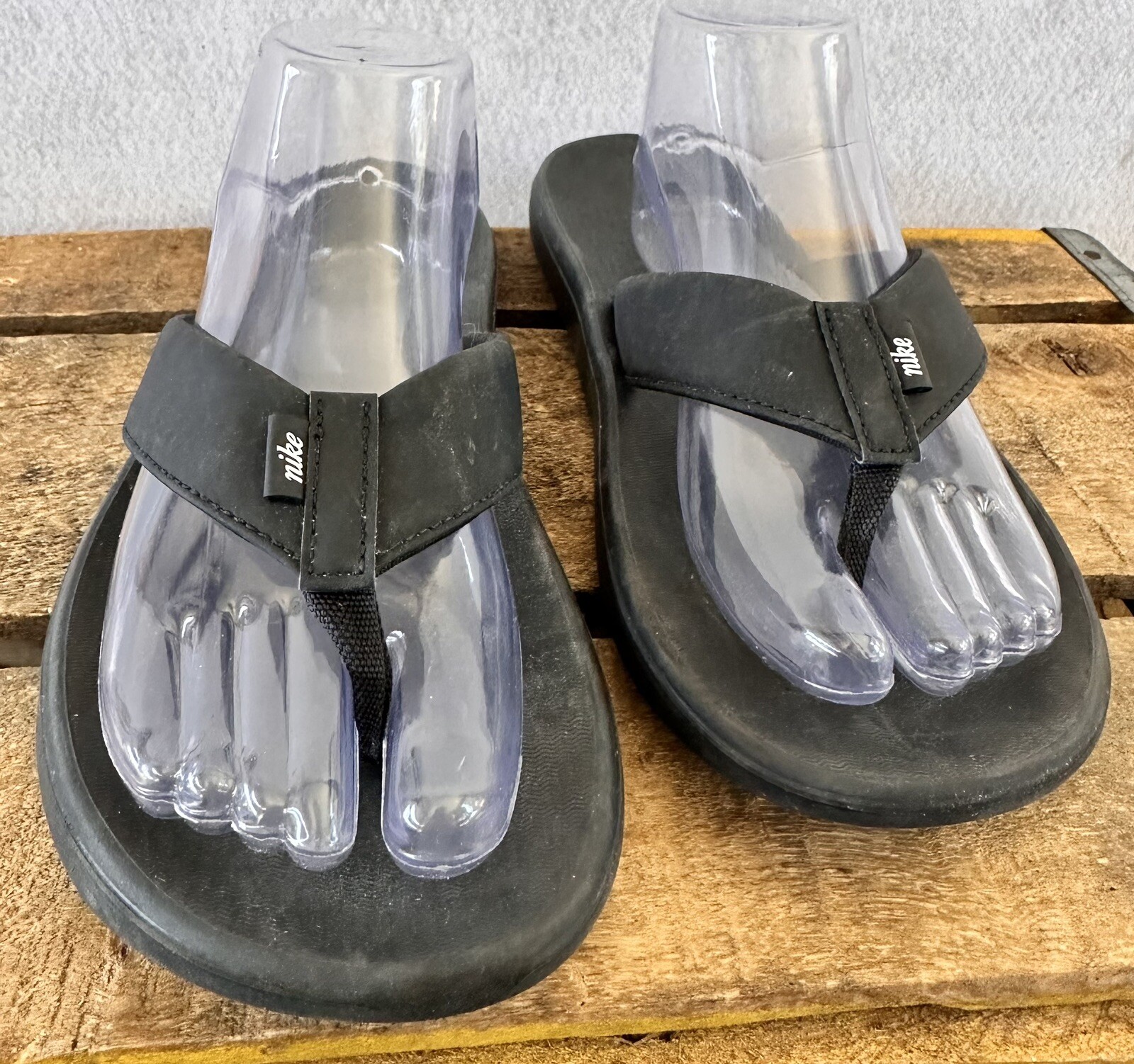 Nike Kepa Kai Flip Flops Sandal Thong Men’s Sz 10 Camping Beach Black