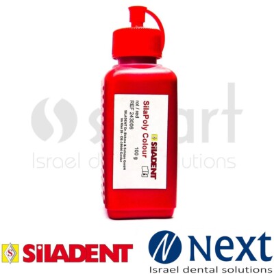 Dental Lab SilaPoly Colour  Red 100 g Siladent color epoxy resin polyurethane