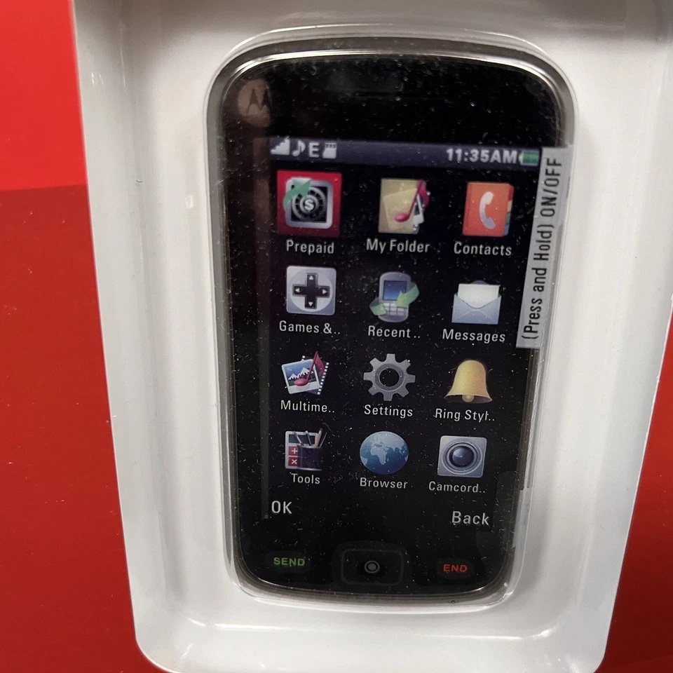 New Motorola EX124G Net 10 No Contract Cell Phone Not Scanned For Activation - Image 4 of 4