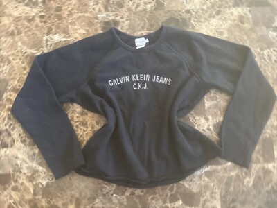 Vtg 90s Y2K Top M Grunge Fairy Alt E Girl 90s Baby Tee  Sweat Raw Edge Goth Moto