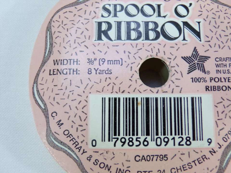 6 Vintage Offray 4 Franks 2 Ribbon Spools Original 8-10 Yds Full to Partial C25 - Image 4 of 4