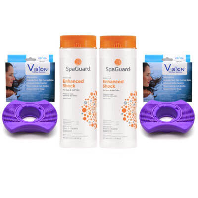 Dimension One Vision Cartridge 2 Pack with 4 lbs SpaGuard Enhanced Shock