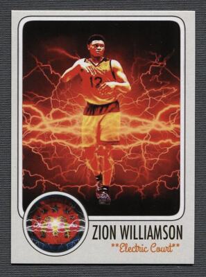 Zion Williamson McDonald s All American Rookie Novelty Card Electric Court