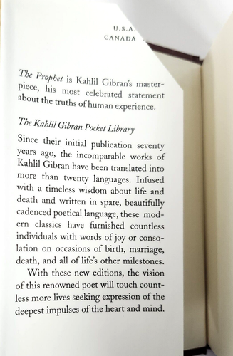 The Prophet by Kahlil Gibran (2000, HC) The Kahlil Gibran Pocket Library - Imagen 4 de 10
