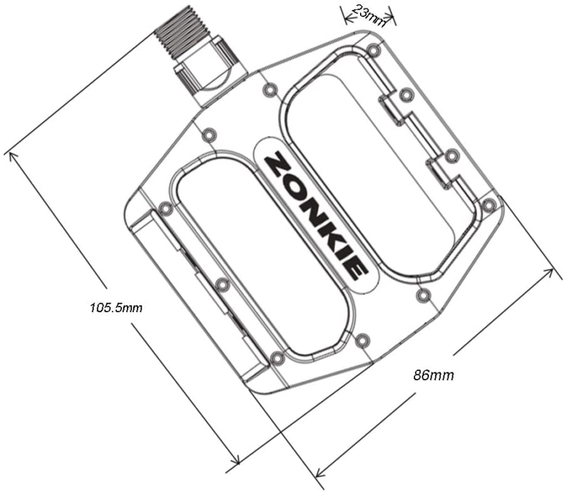 zonkie bike pedals
