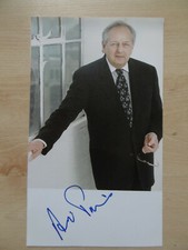 Andre Previn signed 4x8 inch magazine-picture autograph