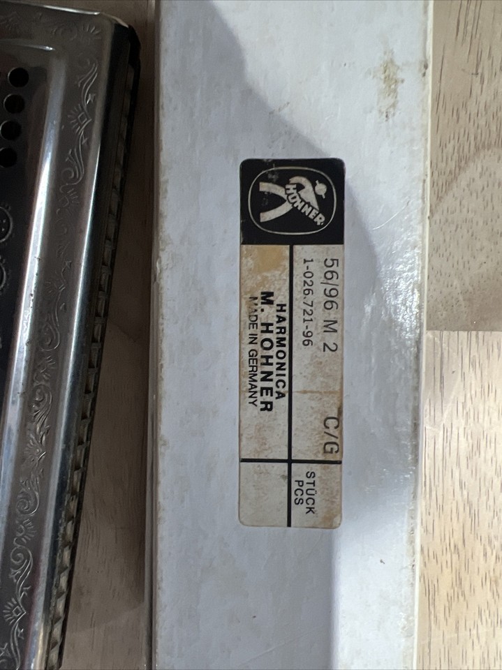 M HOHNER The Echo Harp Harmonica Double Key C/G 56/96 M2 Germany