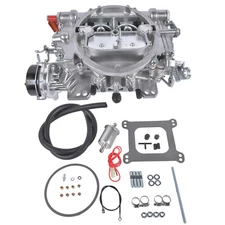 Carburetor with Electric Choke Silver for Performer 1413 4-Barrel 800 CFM New