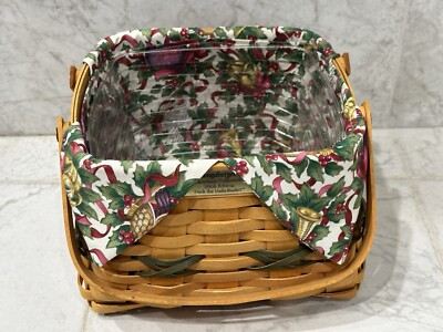 Longaberger Basket  Christmas Collection  2000 Edition Deck The Halls Basket