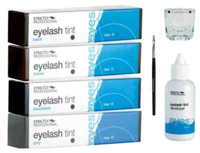 Streng professionelle Wimpern Augenbrauen färben Tönung oder Wimpern Tönung Kit kostenloser Versand