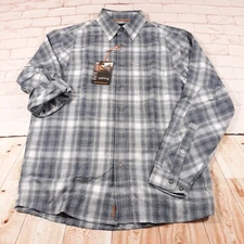 Orvis Shirt Mens Size M Trout Bum Fishing Hiking Outdoor Performance Polyester