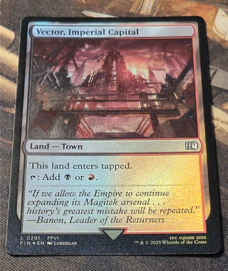 MTG Final Fantasy FFVI Vector, Imperial Capital Foil 0291