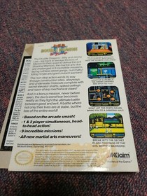 Double Dragon 2 II La Vendetta (Nintendo, 1990) NES