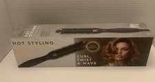 Cortex Beauty 1.5" Ionic Brush Hot Styler Excellent In Box Black
