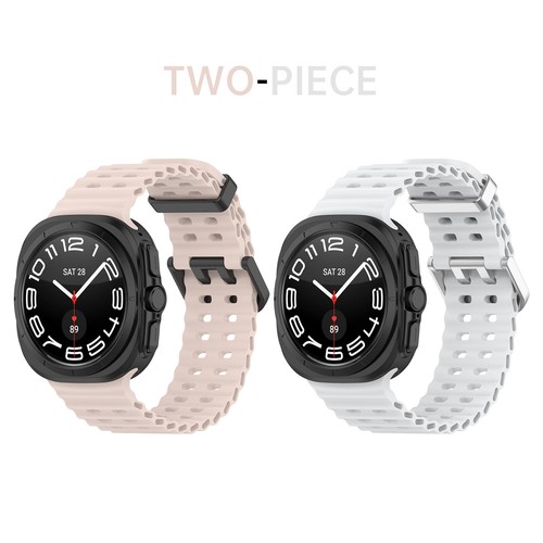 2Pack Sport Breathable Silicone Band Strap For Samsung Galaxy Watch 7 Ultra 47mm - Picture 78 of 113