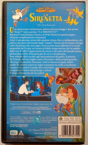 EBOND La Sirenetta VHS VH001704 - Foto 2 di 2
