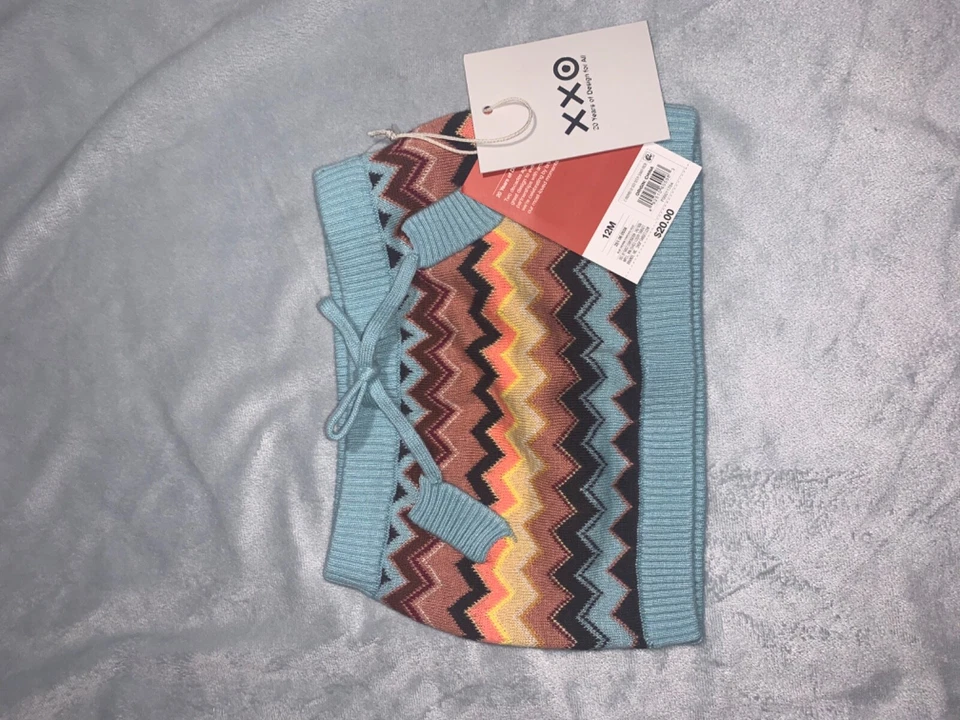 Falda Suéter Missoni para Niñas Target Chevron Rayas-12 Meses Foto 2 de 3