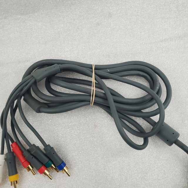 OEM OFFICIAL XBOX 360 S SLIM/FAT COMPONENT COMPOSITE AV HD TV RCA CABLE