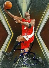 Al Harrington autographed Basketball Card (Atlanta Hawks) 2005 Upper Deck SPX #3