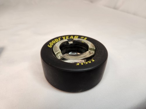 Goodyear Tire Ashtray Chevrolet Bel Air Sport Coupe Glass on Rubber Dale Adkins - Picture 5 of 8