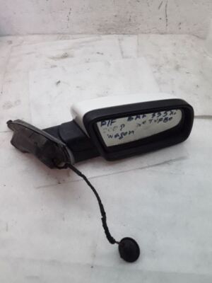 RH Right Passenger Side View Mirror Wagon White/Black 2008 BMW 535i LIGHT-2P
