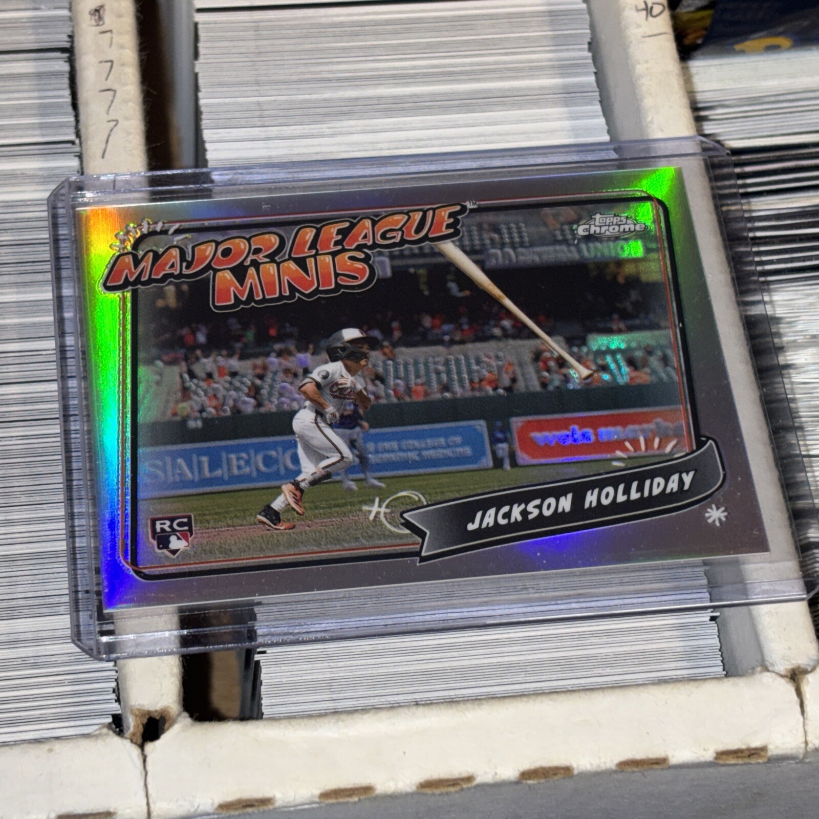 2024 Topps Chrome Update Major League Minis SSP Jackson Holliday RC #MM6 Orioles