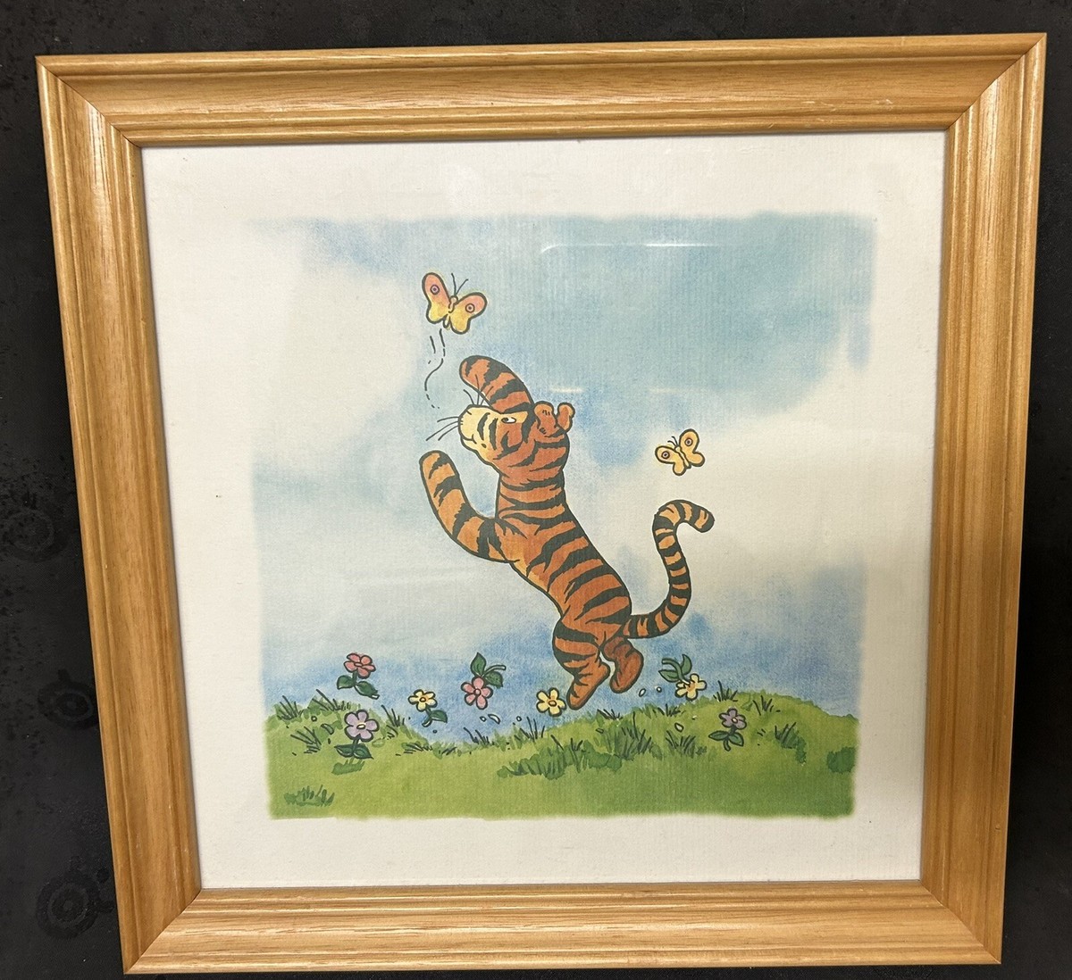 Classic Winnie The Pooh Tigger Chasing Butterfly “Classic