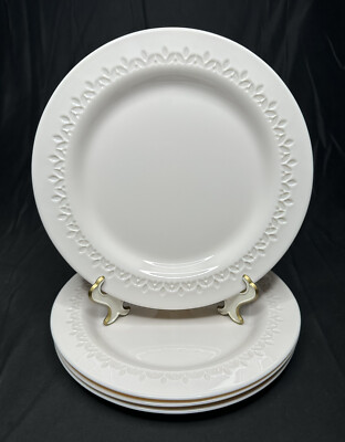 Set of IKEA PARADISISK Tempered Glass Dinner Plates 10-1/8” Pale Pink  France