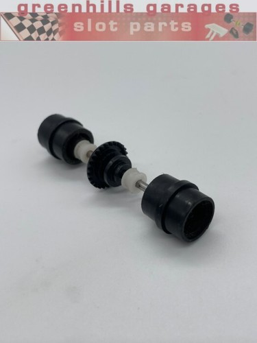 Greenhills Scalextric Ferrari 3312T schwarz Hinterachse & Räder - gebraucht - P8633