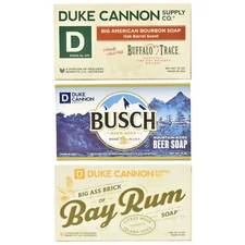 Duke Cannon Big Brick Soap 3-Pack – Multiple Scent Options – New in Box