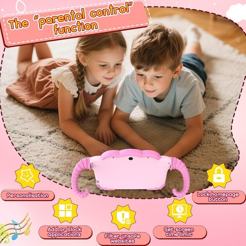 7 Inch Kids Tablet for Toddler kids 2G/32GB Android WiFi Bluetooth Camera Extend - Picture 4 of 8