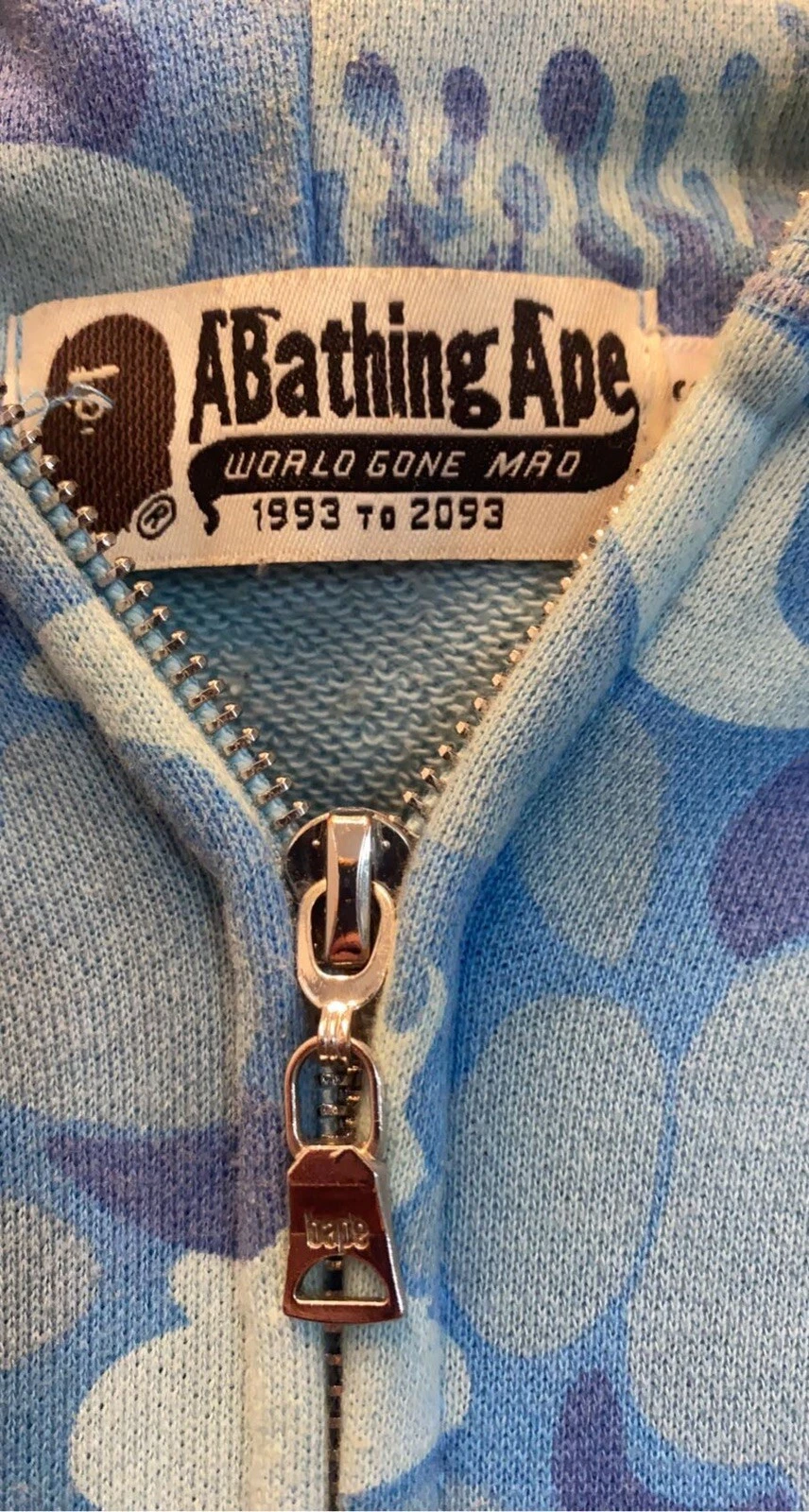 A BATHING APE (BAPE) Felpa con cappuccio da uomo bape