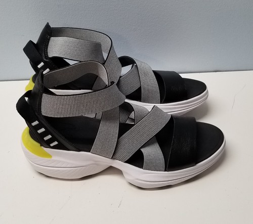 SOREL Women's Explorer Blitz Multistrap Sandals Black/White Size 8.5 | eBay