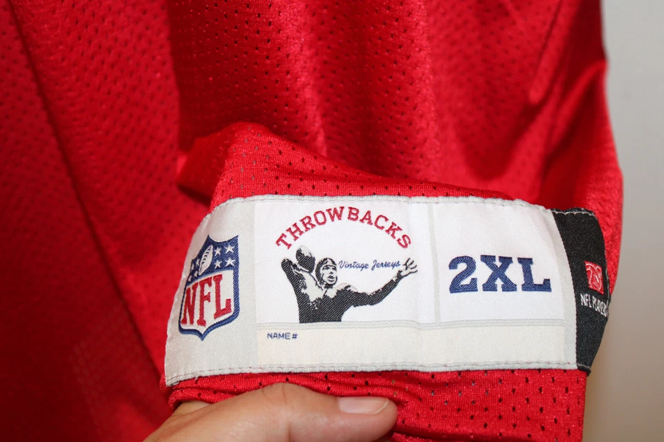 REEBOK Colección Vintage Throwbacks San Francisco 49ers Jerry Rice #80 2XL Foto 4 de 4