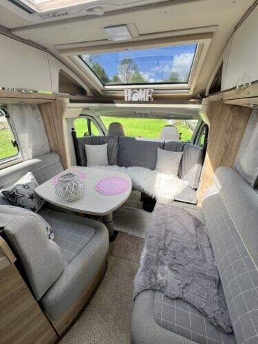 Relax Sofa-Bank Auflage Lounge Couch grau für Wohnmobil FORD TRANSIT FIAT DUCATO - Bild 3 von 15
