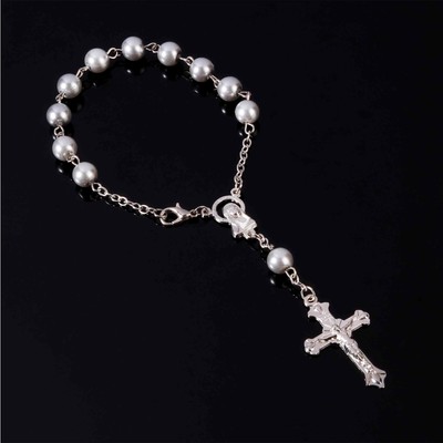 baby rosary bracelet baptism