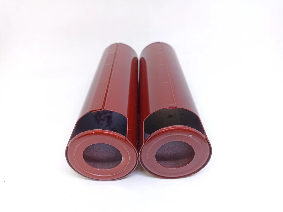 Juego de cubierta de horquilla de soporte de faros NOS ROJO Yamaha 100 YL3 YL1 1968-1969 G1F H2 Foto 3 de 4