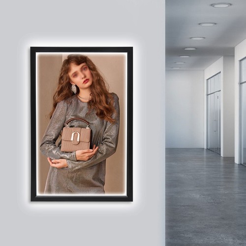 18"x24" LED Light Box Backlit Movie Poster Art Picture Frame Advertising Display