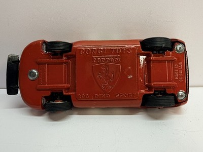 Corgi Toys #344 - Ferrari 206 Dino Sport - Red - Working Doors