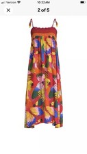 NWT Farm Rio Macaw Party Crochet CoverUp Dress Medium