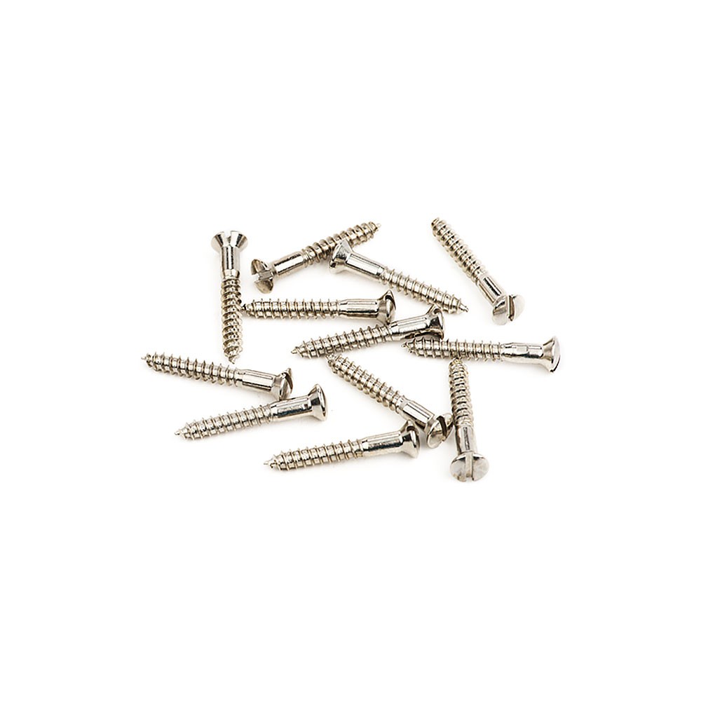 Fender Pure Vintage Slotted Telecaster Bridge/Strap Button Screws Pack of 12 (N…