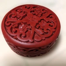 Chinese Art Pushu Incense Container Unused 6cm x 2.5cm