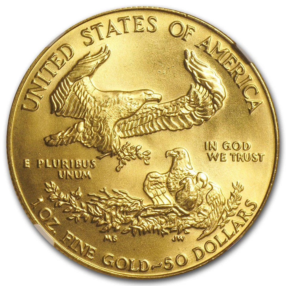 1987 1 oz American Gold Eagle MS-69 NGC - Image 3 of 3