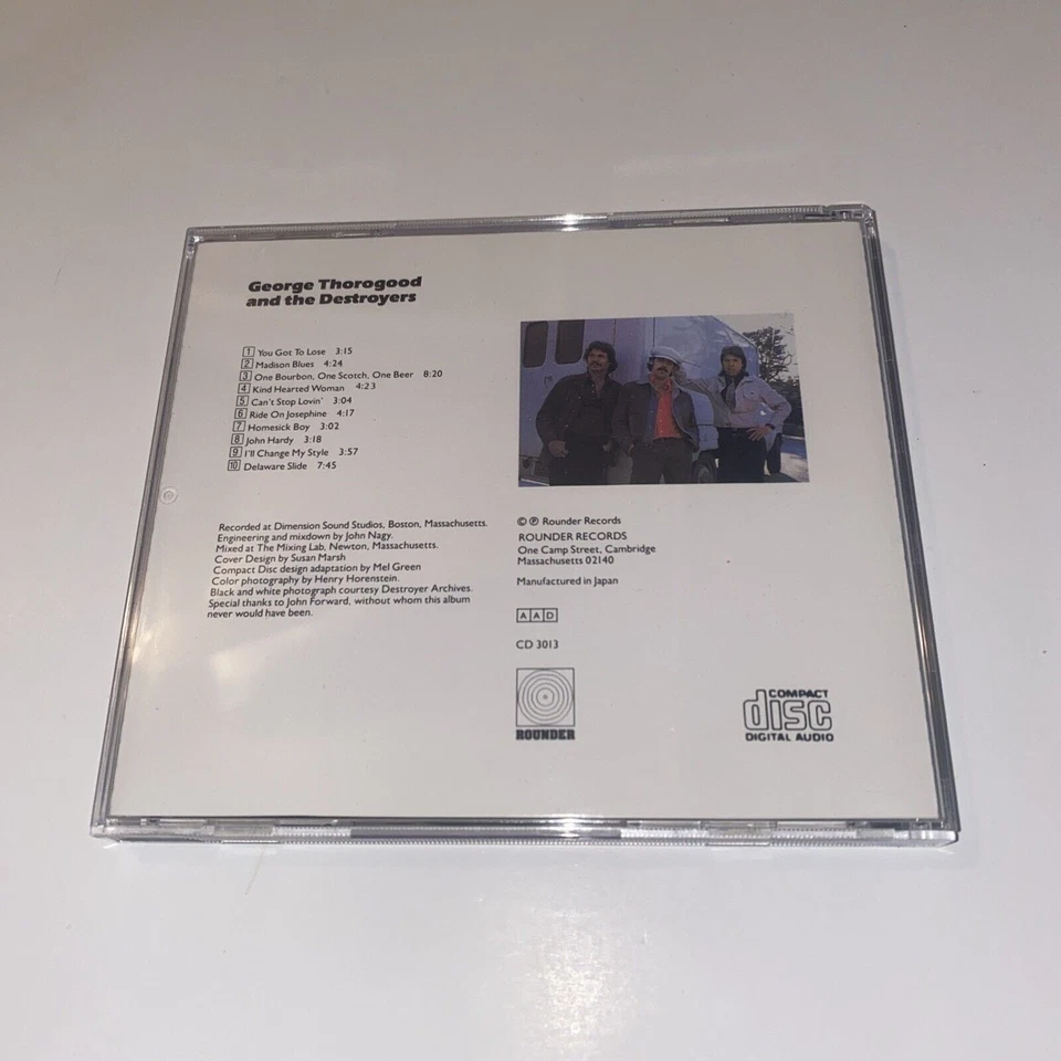 George Thorogood and The Destroyers Self Titled 1992 CD ROUNDER - Image 2 of 2