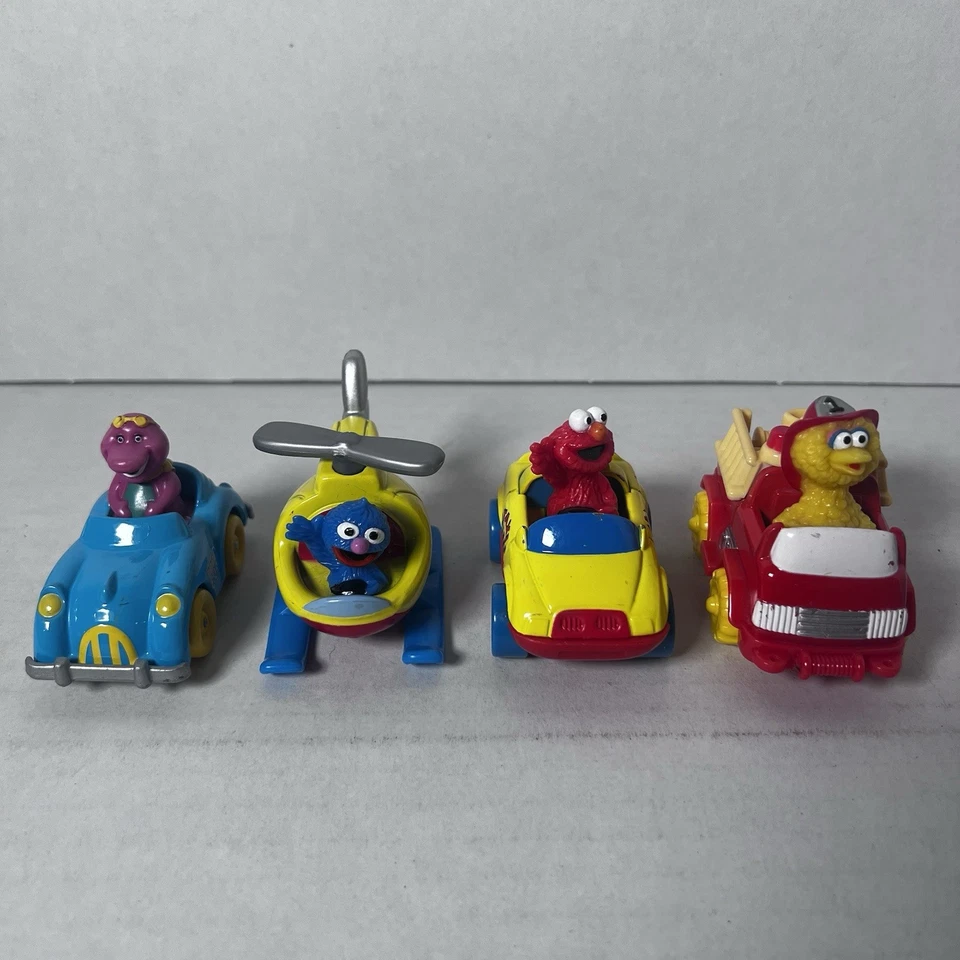10 anos 90 Tyco Matchbox Sesame Street & Barney VTG carro fundido, ônibus, avião - Imagem 2 de 4