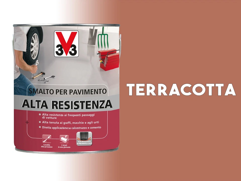 Vernice per pavimento in cemento Alta Resistenza V33 - Immagine 4 di 4